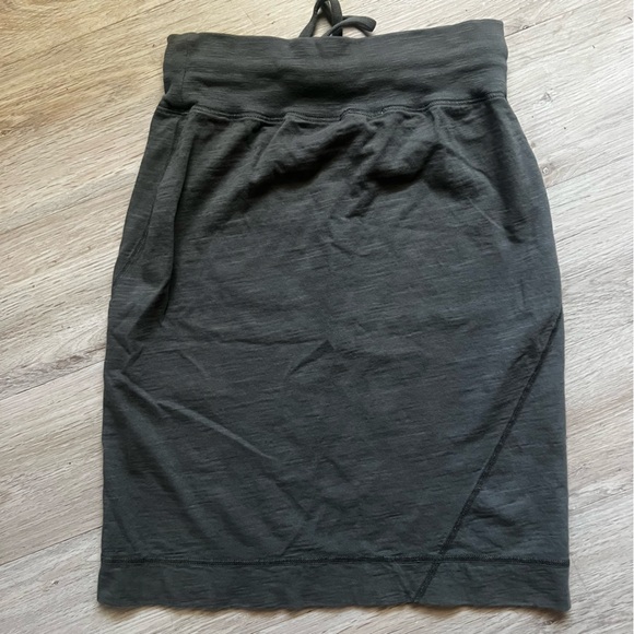 James Perse Cotton Drawstring Skirt - Picture 5 of 8